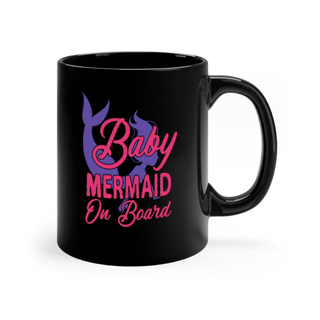 Baby Mermaid On Board 24#- mermaid-Mug / Coffee Cup