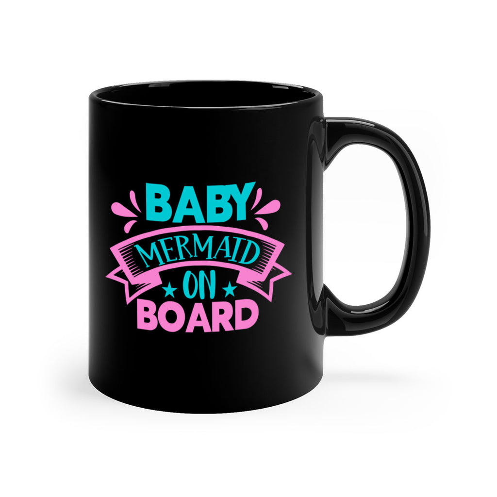 Baby Mermaid On Board 27#- mermaid-Mug / Coffee Cup