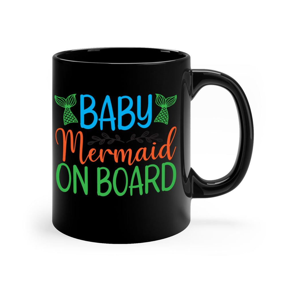 Baby Mermaid On Board 33#- mermaid-Mug / Coffee Cup
