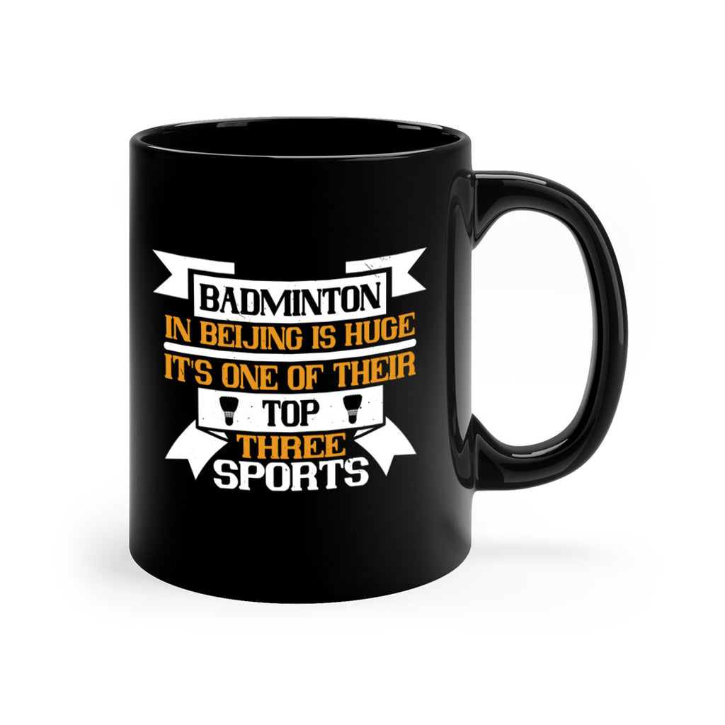 Badminton in Beijing is huge its one of their top three sports 1672#- badminton-Mug / Coffee Cup