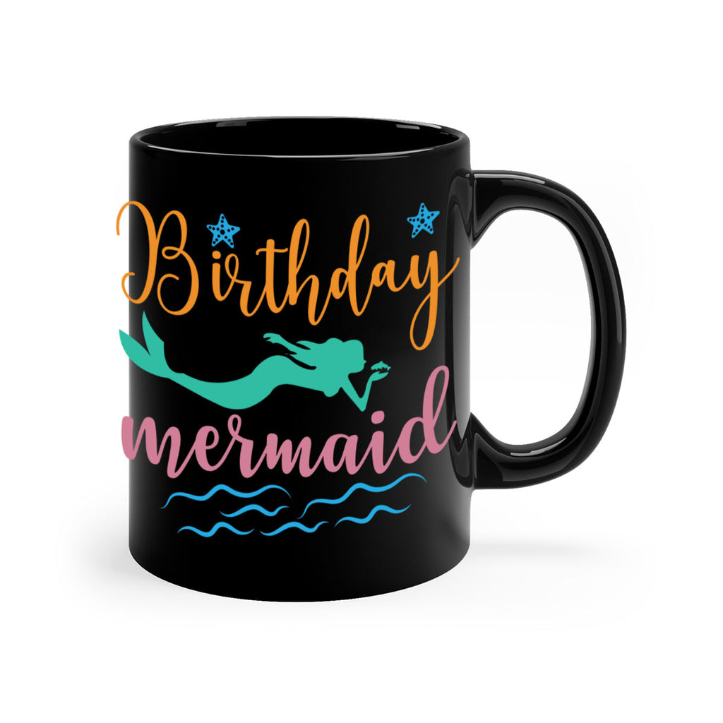 Birthday Mermaid Design 79#- mermaid-Mug / Coffee Cup