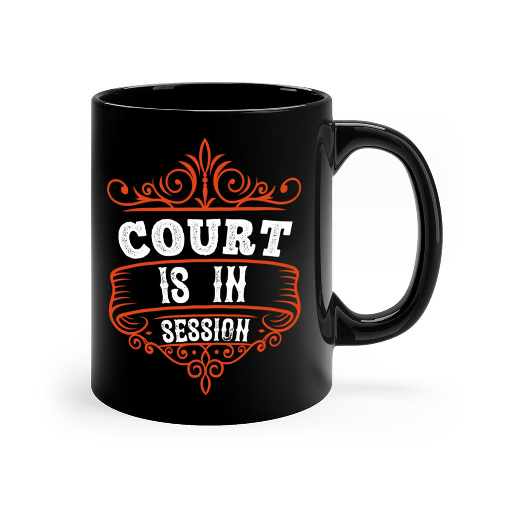 Court is in ball session 1570#- basketball-Mug / Coffee Cup