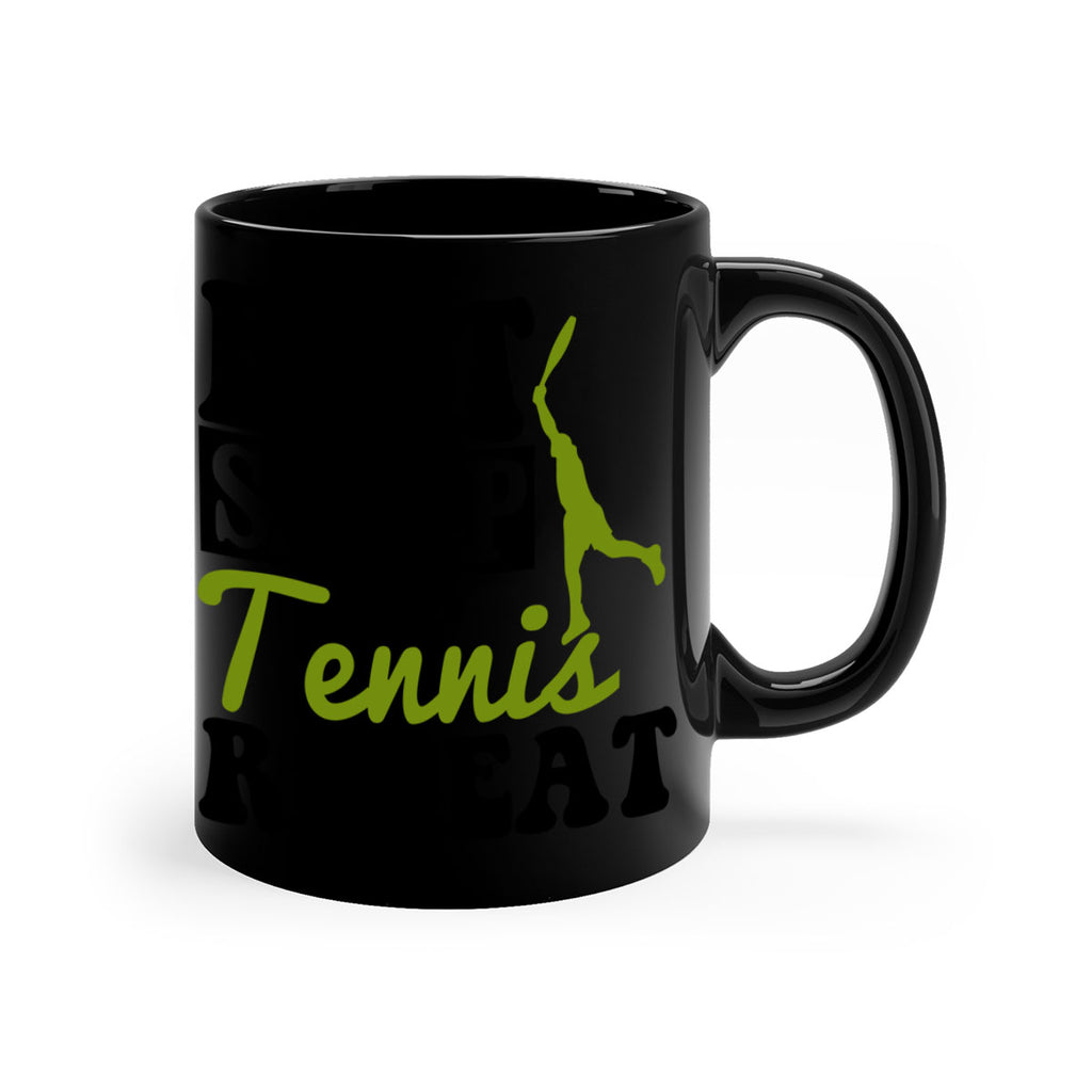 Eat Sleep Tennis Repeat 1307#- tennis-Mug / Coffee Cup