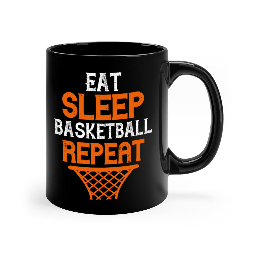 Eat more sleep basketball repeat 1321#- basketball-Mug / Coffee Cup