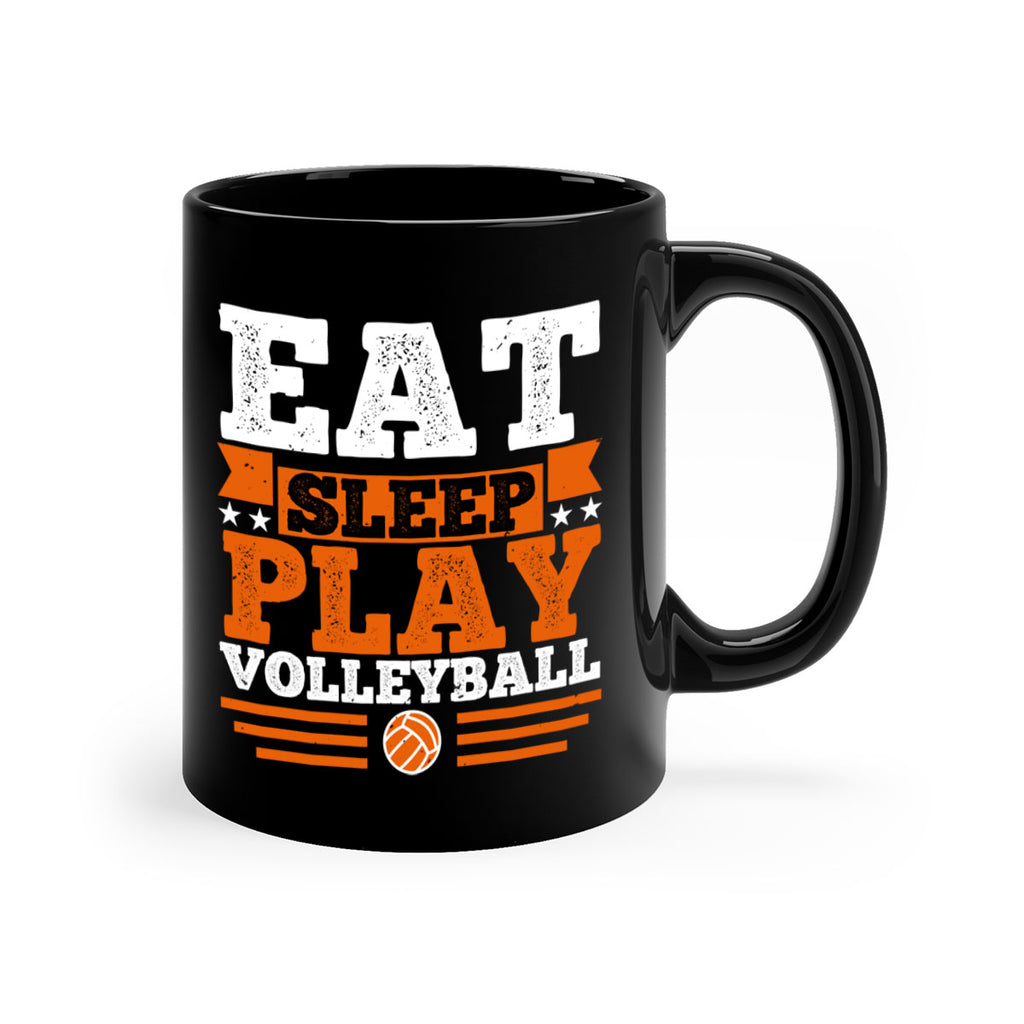 Eat sleep play volleyball 1287#- basketball-Mug / Coffee Cup