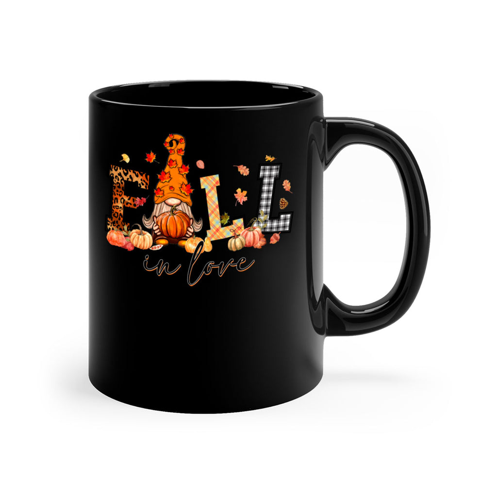 FALLinloveFallGnome 151#- fall-Mug / Coffee Cup