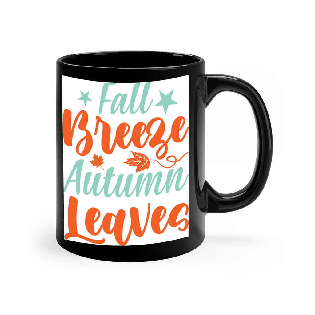 FallBreezeAutumnLeaves 147#- fall-Mug / Coffee Cup