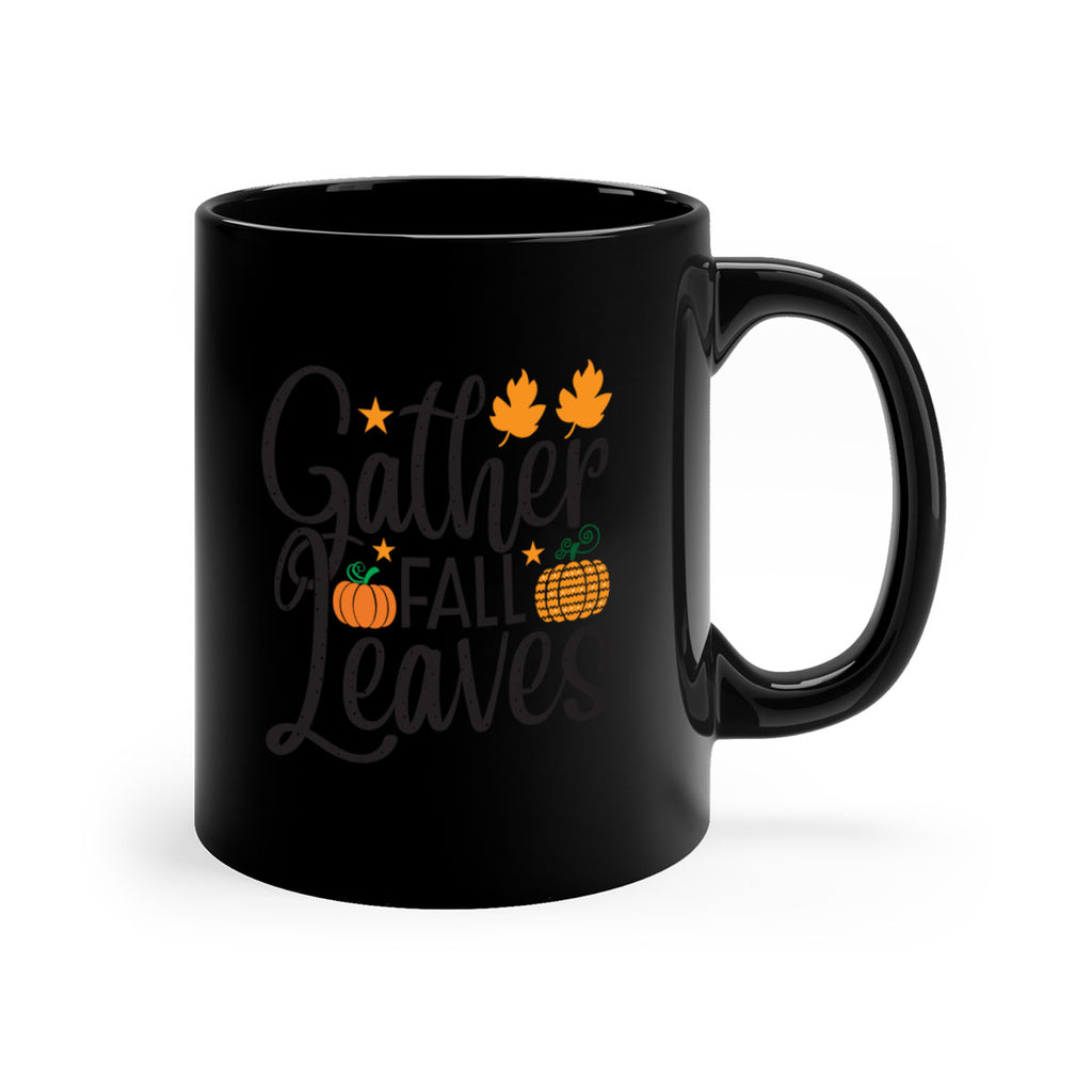 Gatherfallleaves 189#- fall-Mug / Coffee Cup