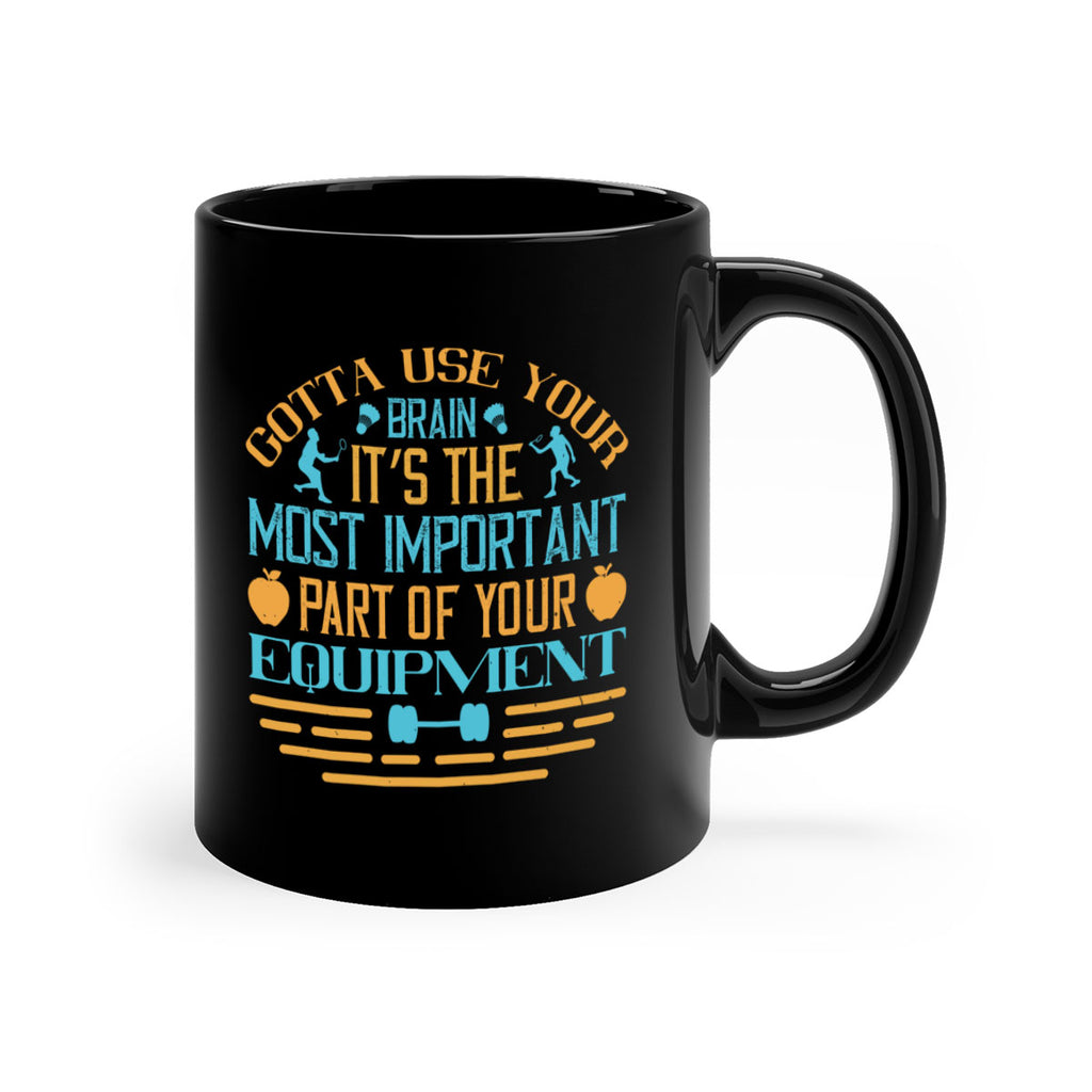 Gotta use your brain it’s the most important part of your equipment 1206#- ski-Mug / Coffee Cup