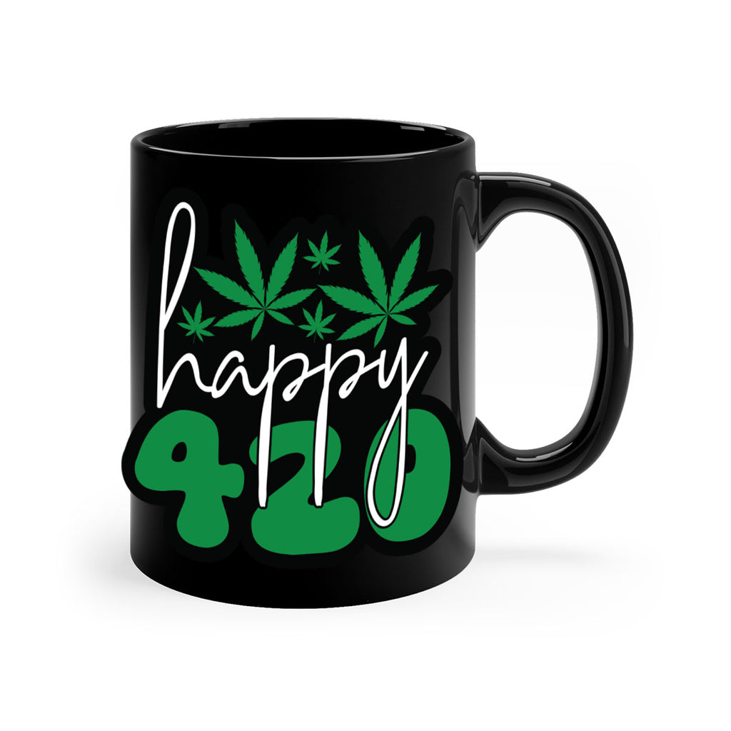Happy 420 102#- marijuana-Mug / Coffee Cup