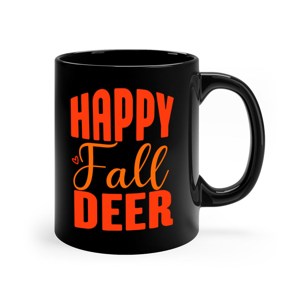 Happy Fall Deer Design 218#- fall-Mug / Coffee Cup