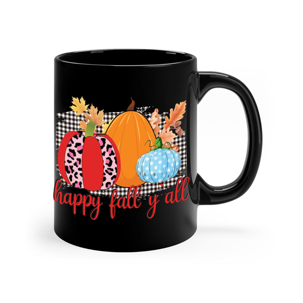 Happy Fall Yall Leopard 229#- fall-Mug / Coffee Cup