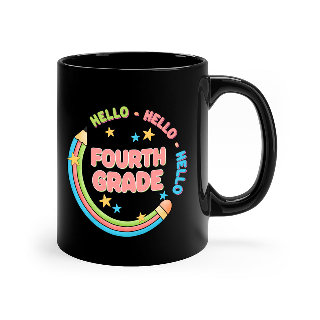 Hello 4th Grade Pencil 11#- 4th grade-Mug / Coffee Cup