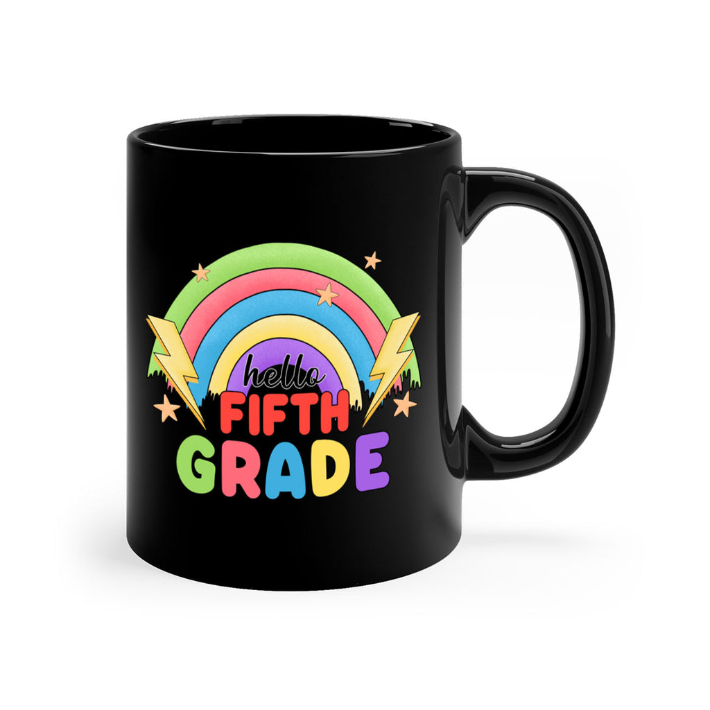 Hello 5th Grade Rainbow 14#- 5th grade-Mug / Coffee Cup