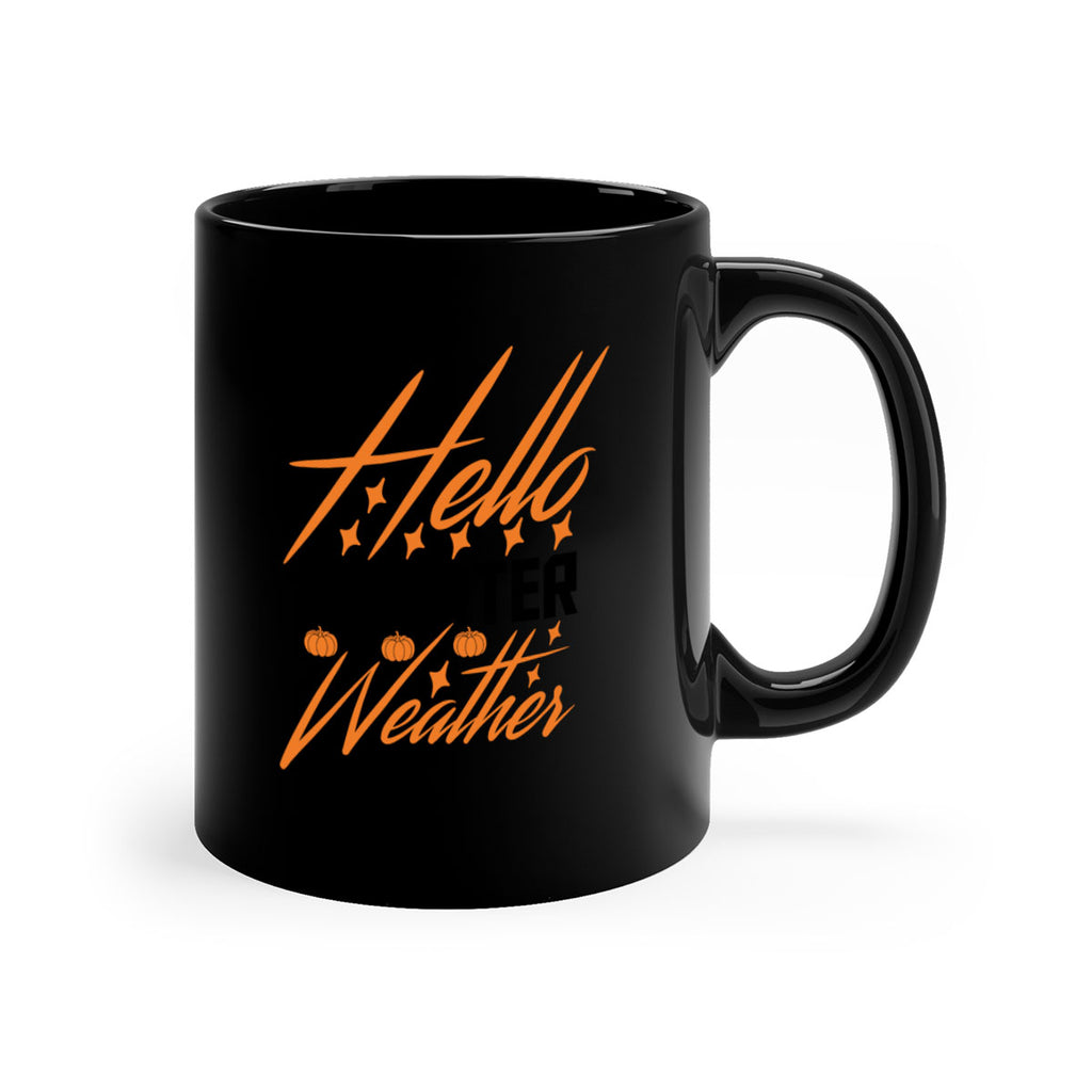 Hello Sweater Weather 295#- fall-Mug / Coffee Cup