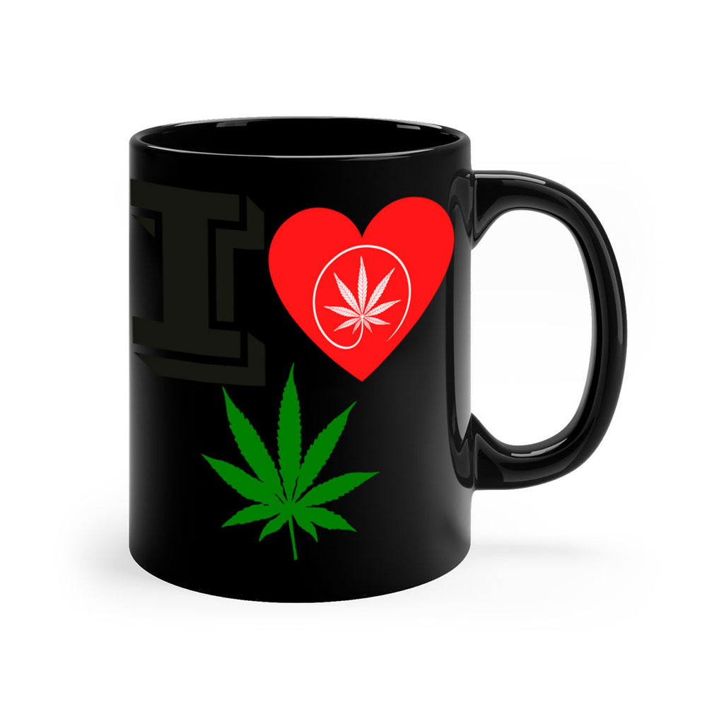 I love Cannabis heart 126#- marijuana-Mug / Coffee Cup