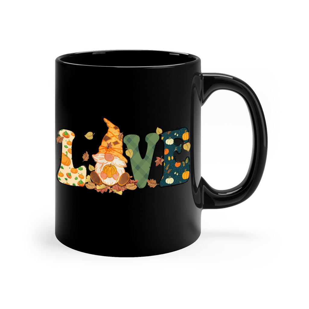 LOVEFallAutumnGnome 415#- fall-Mug / Coffee Cup