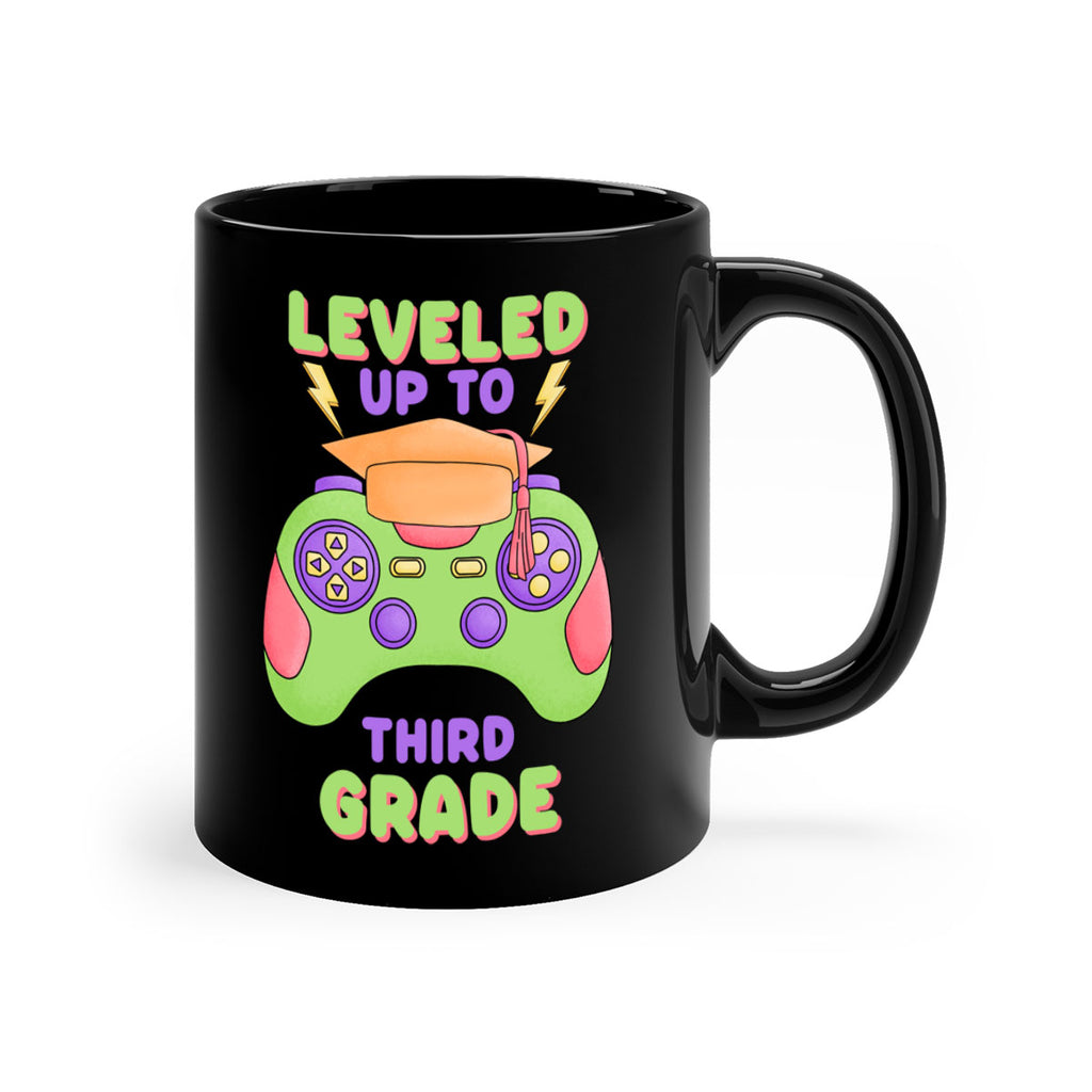 Leveled up to 3rd Grade 15#- Third Grade-Mug / Coffee Cup