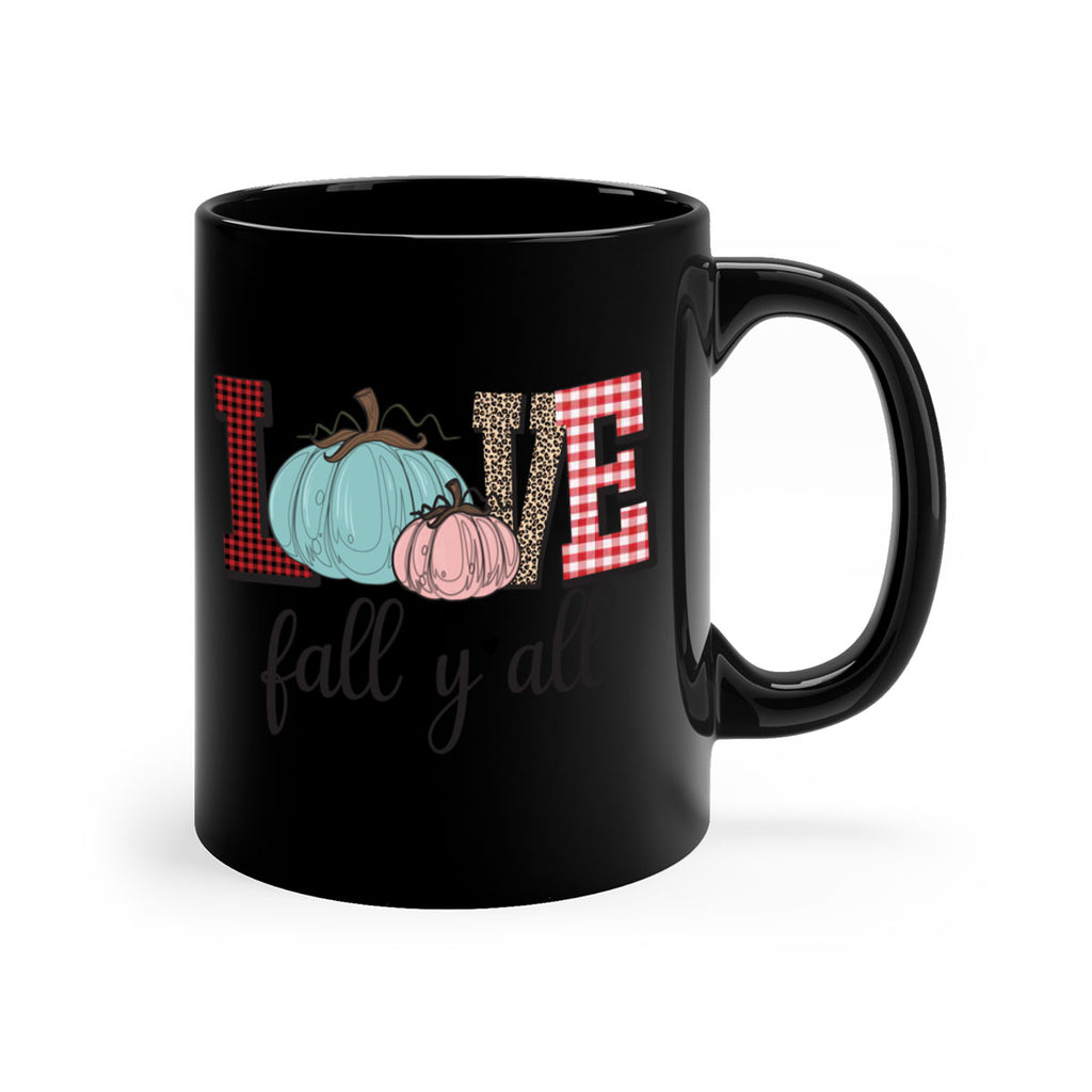Love Fall Yall 409#- fall-Mug / Coffee Cup