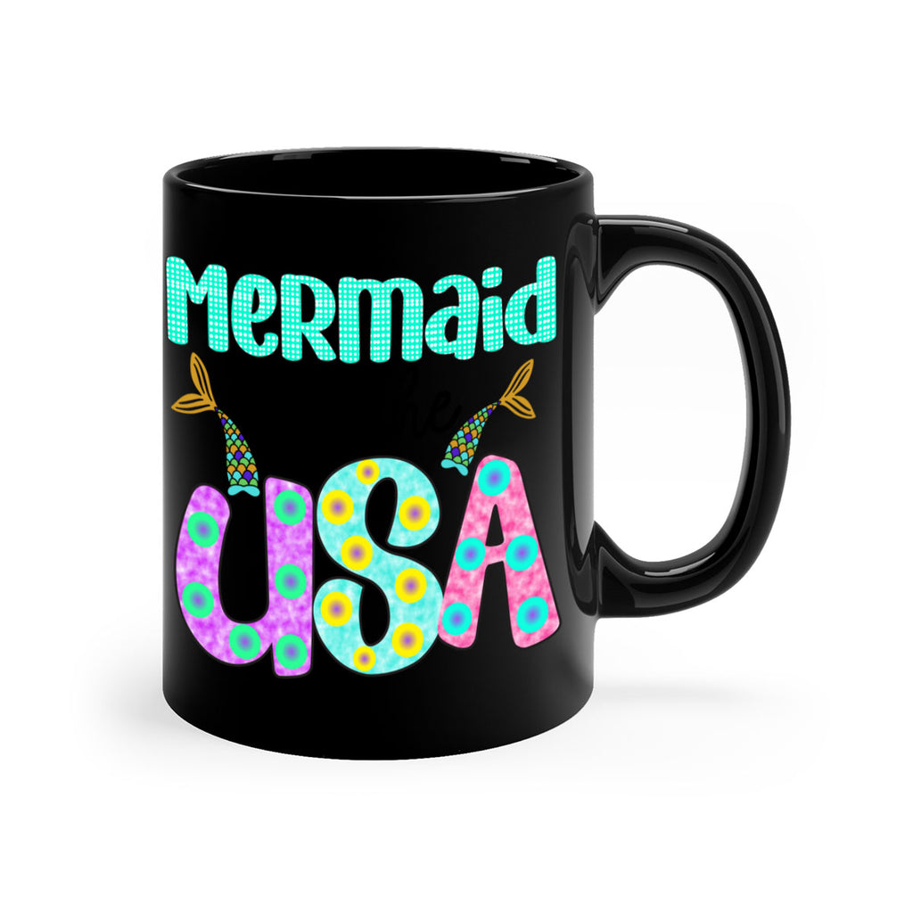 Mermaid In The Usa 421#- mermaid-Mug / Coffee Cup