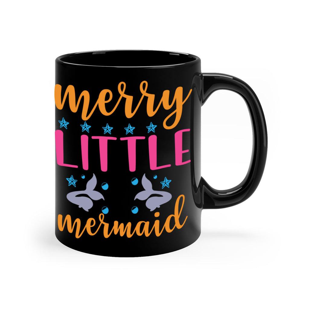 Merry Little Mermaid Design 503#- mermaid-Mug / Coffee Cup