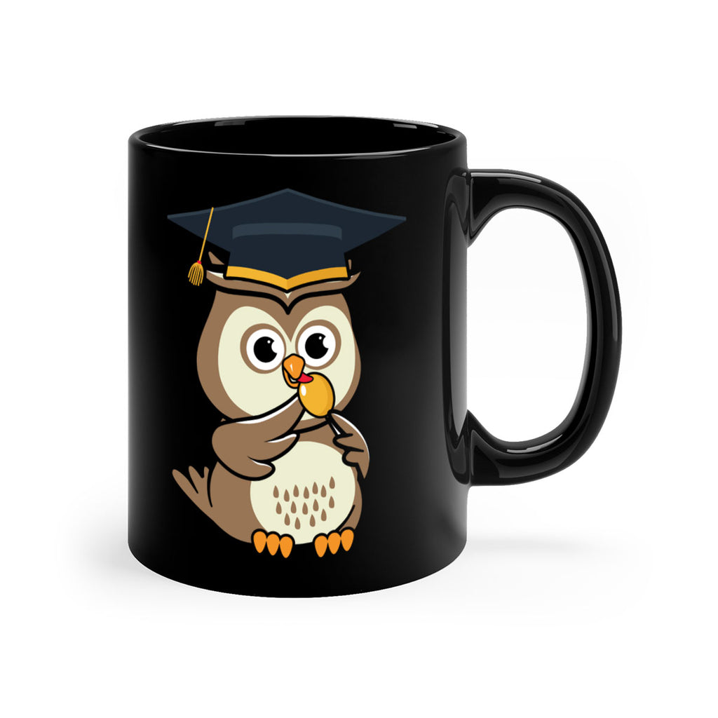 Profesor Owl Licks Candy A TurtleRabbit 17#- owl-Mug / Coffee Cup
