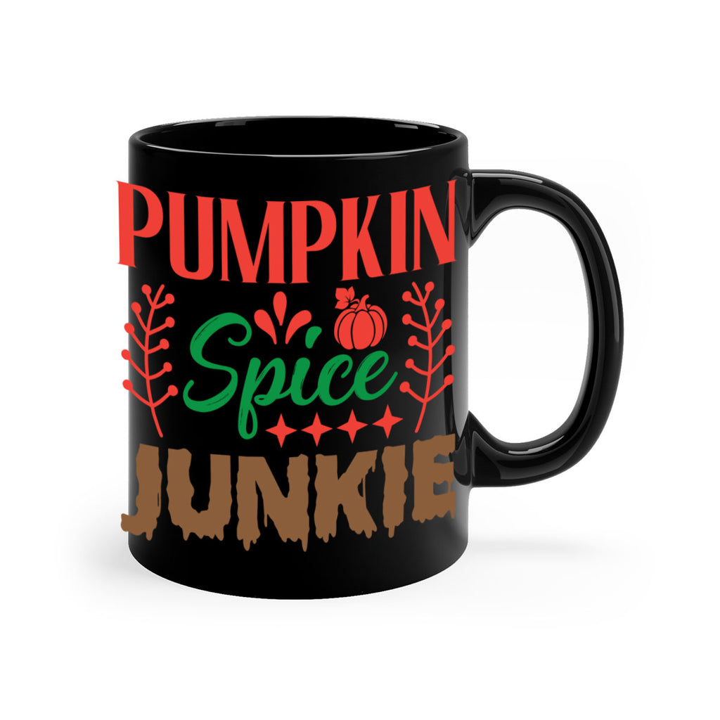 Pumpkin Spice Junkie 547#- fall-Mug / Coffee Cup