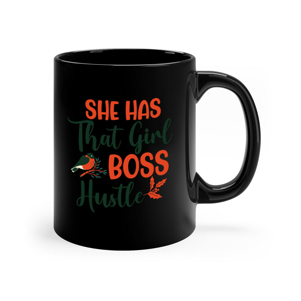 She Has That Girl Boss Hustle 363#- winter-Mug / Coffee Cup