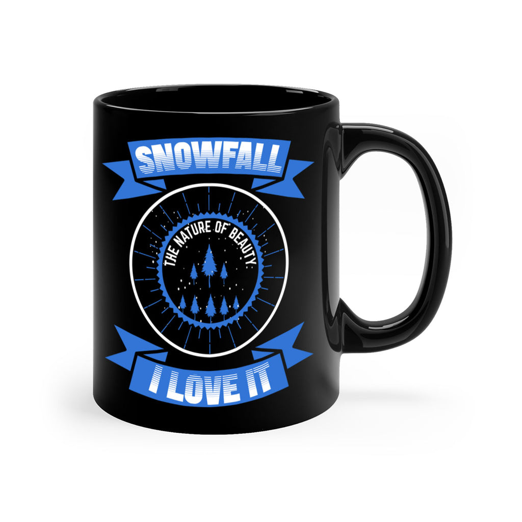 Snowfall Winter 373#- winter-Mug / Coffee Cup