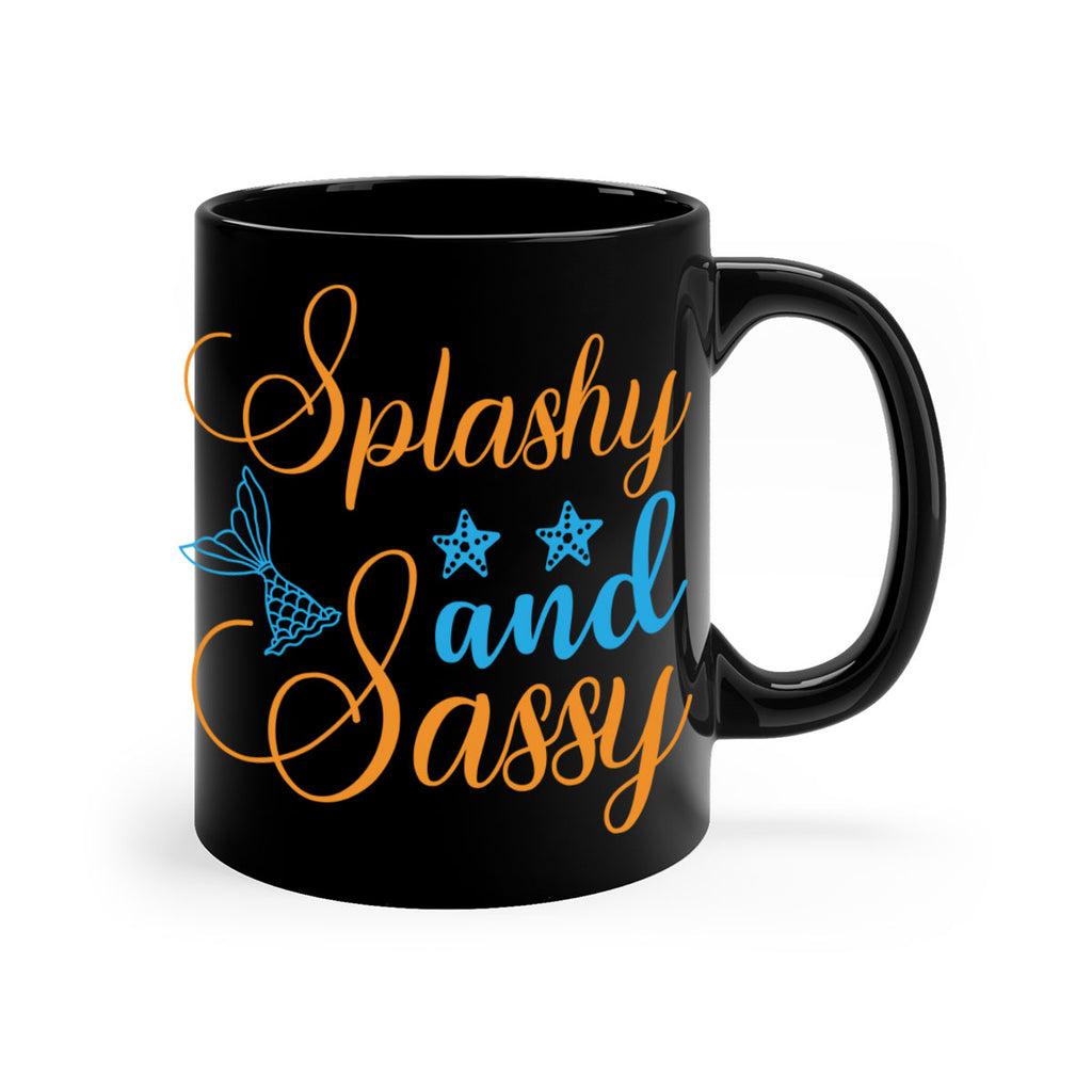 Splashy and Sassy Design 625#- mermaid-Mug / Coffee Cup