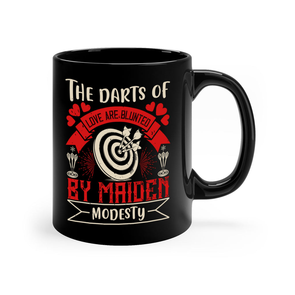 The darts of love are blunted by maiden modesty 1795#- darts-Mug / Coffee Cup