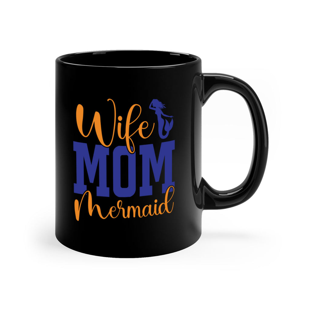 Wife Mom Mermaid 668#- mermaid-Mug / Coffee Cup