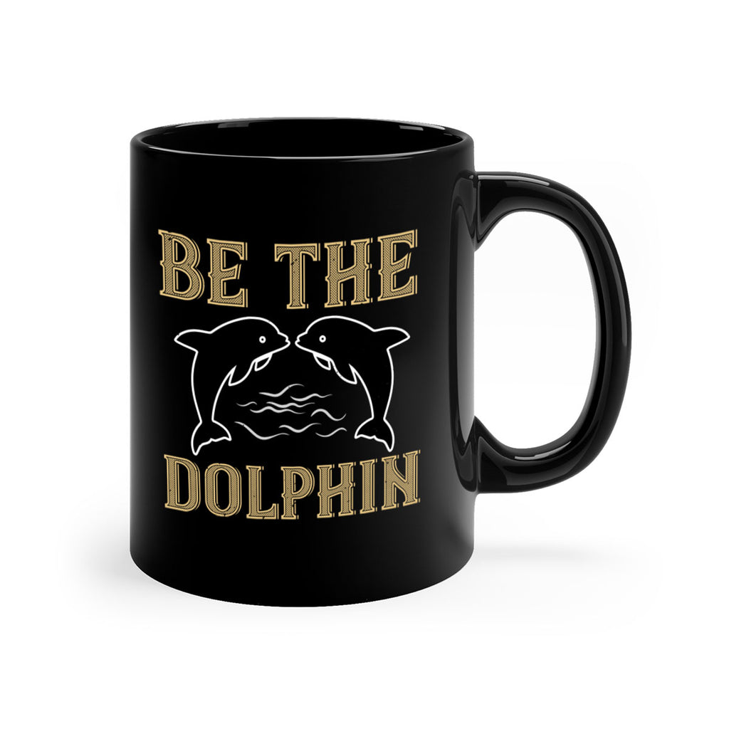 be the dolphin 1428#- swimming-Mug / Coffee Cup