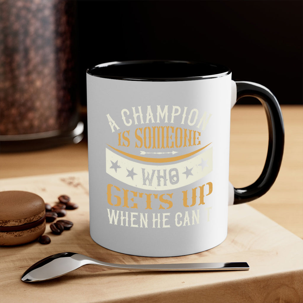 A champion is someone who gets up when he cant 2364#- boxing-Mug / Coffee Cup