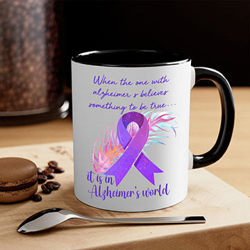 AlzheimerS Awareness Purple Ribbon 17#- alzheimers-Mug / Coffee Cup