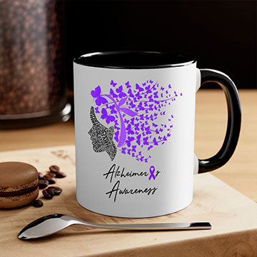 Alzheimers Awareness Shirt Alzheimers Purple Butterflies 24#- alzheimers-Mug / Coffee Cup