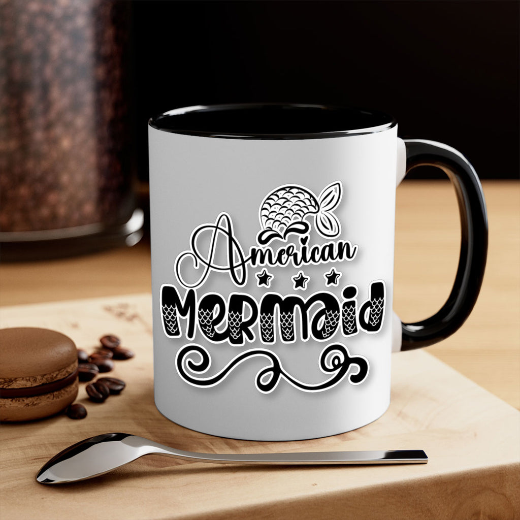 American Mermaid 15#- mermaid-Mug / Coffee Cup