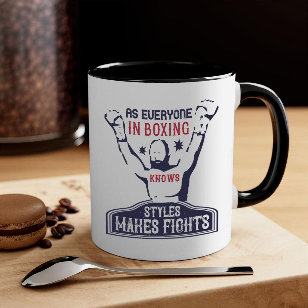 As everyone in boxing knows styles makes fights 2237#- boxing-Mug / Coffee Cup