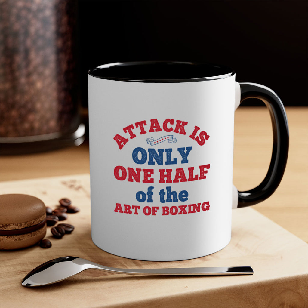 Attack is only one half of the art of boxing 1845#- boxing-Mug / Coffee Cup