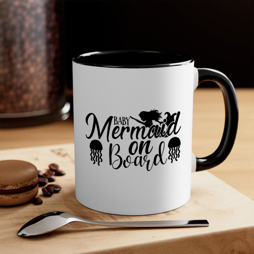 Baby Mermaid On Board 26#- mermaid-Mug / Coffee Cup