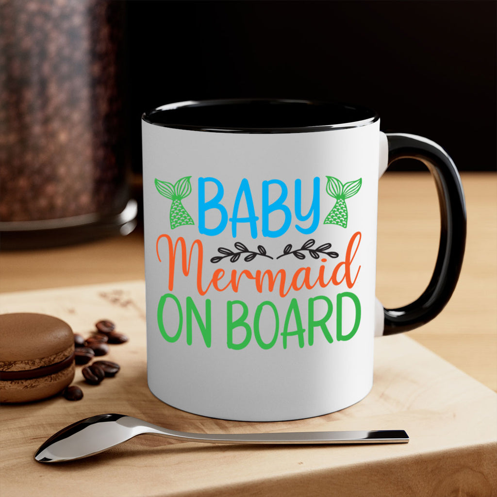 Baby Mermaid On Board 33#- mermaid-Mug / Coffee Cup