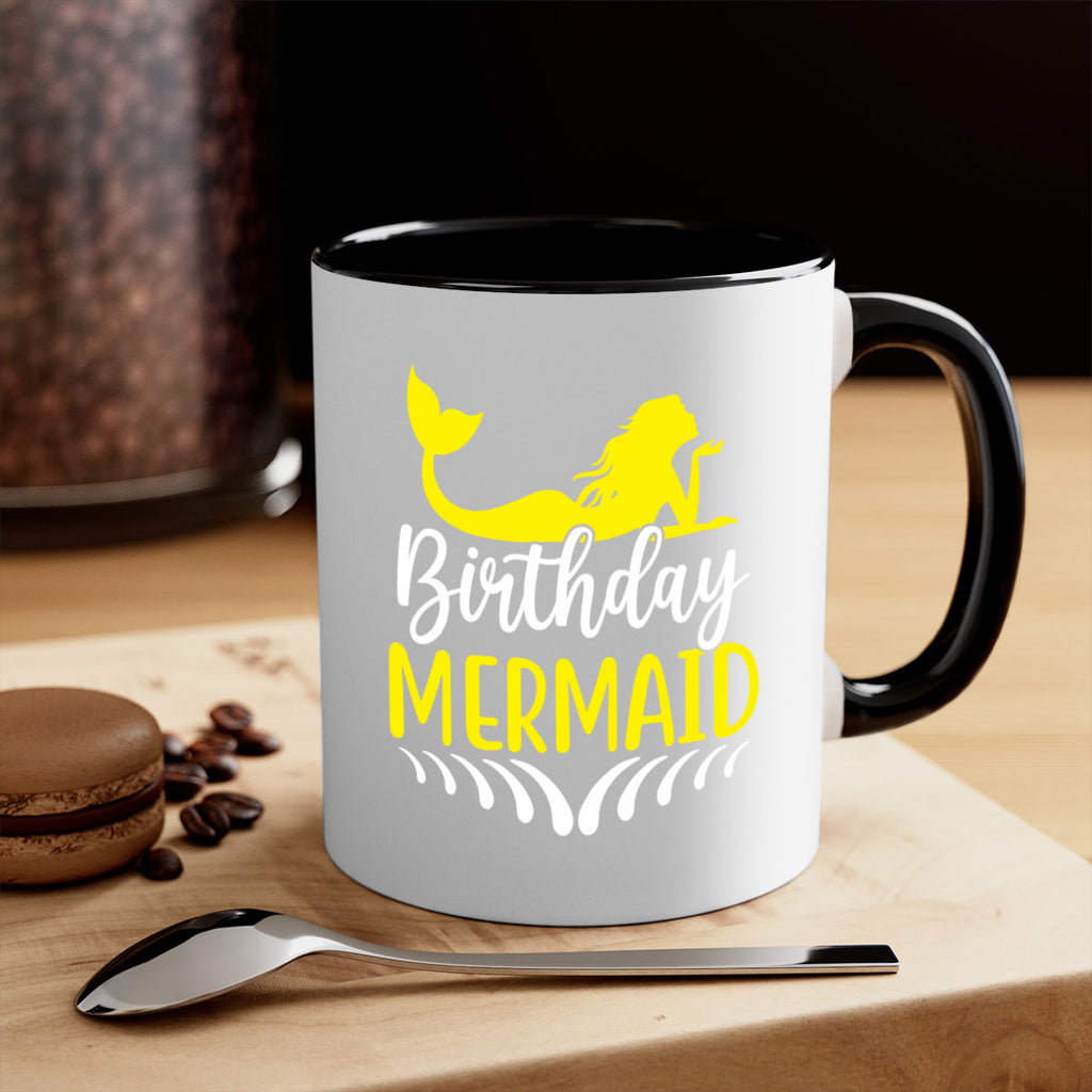 Birthday Mermaid 68#- mermaid-Mug / Coffee Cup