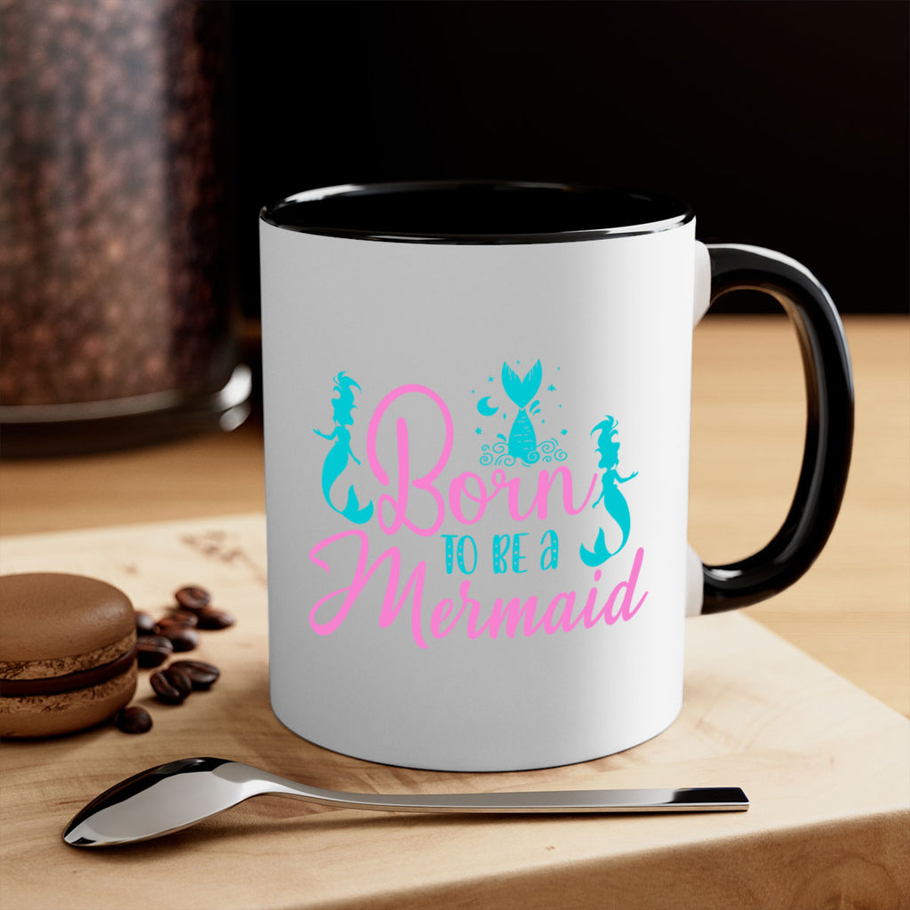 Born To Be A Mermaid 80#- mermaid-Mug / Coffee Cup