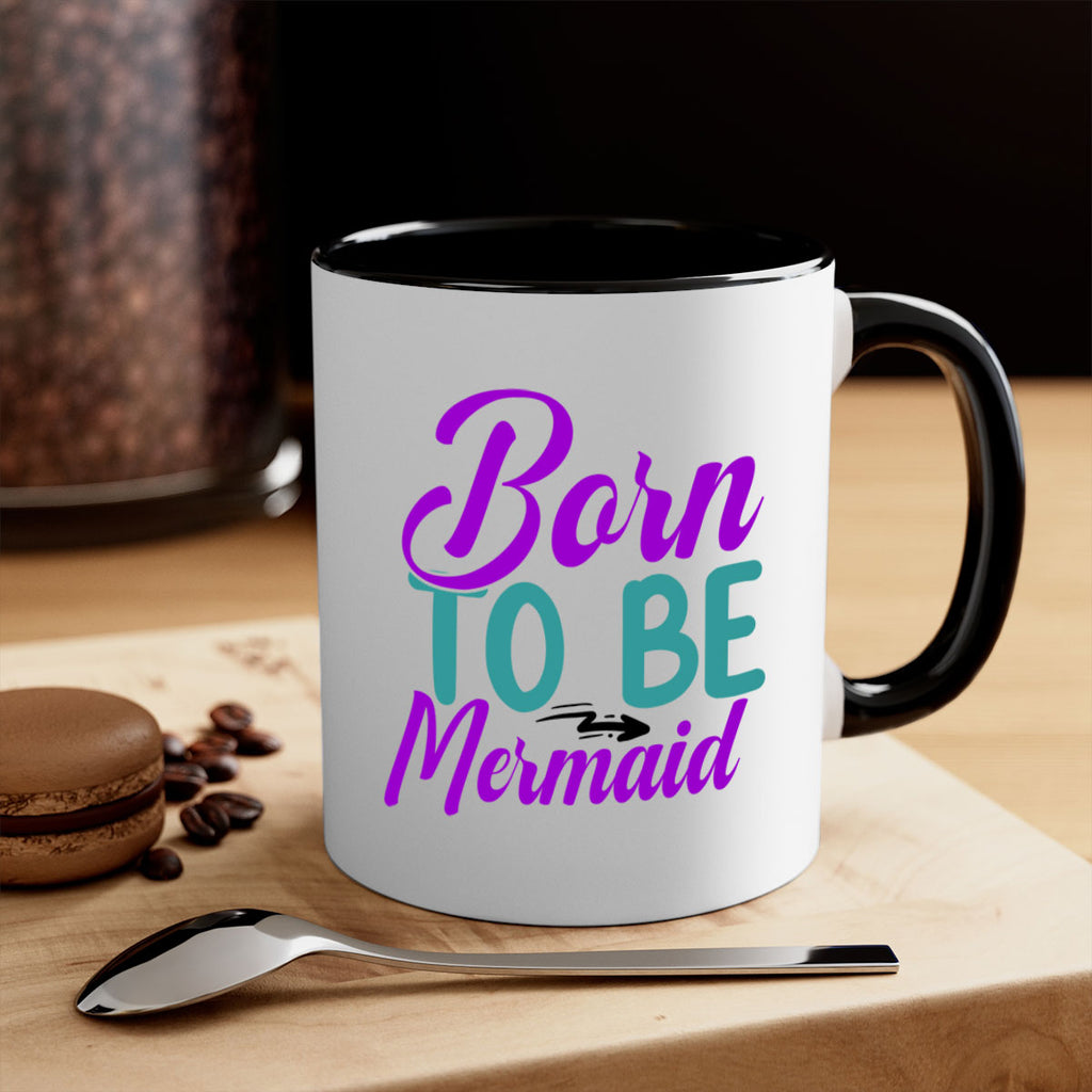 Born To Be Mermaid 82#- mermaid-Mug / Coffee Cup