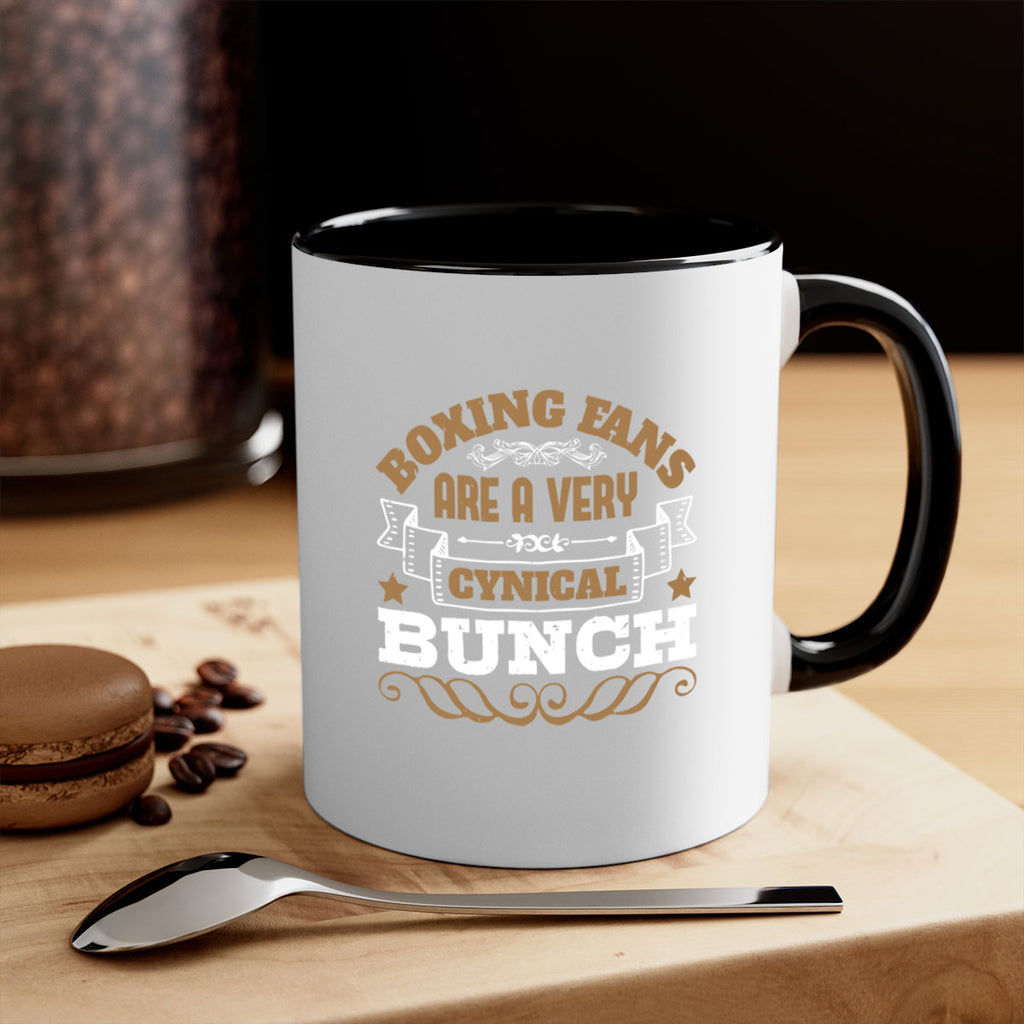 Boxing fans are a very cynical bunch 1723#- boxing-Mug / Coffee Cup