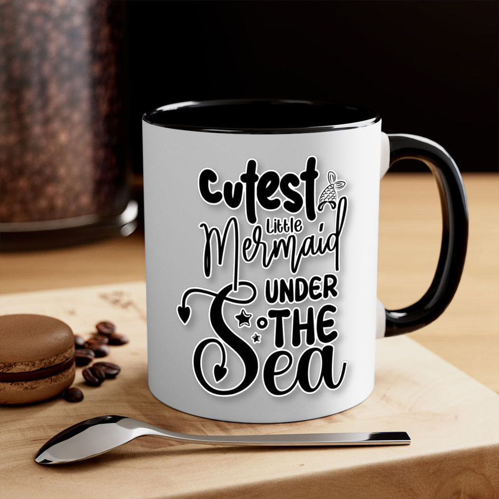 Cutest Little Mermaid Under The 98#- mermaid-Mug / Coffee Cup