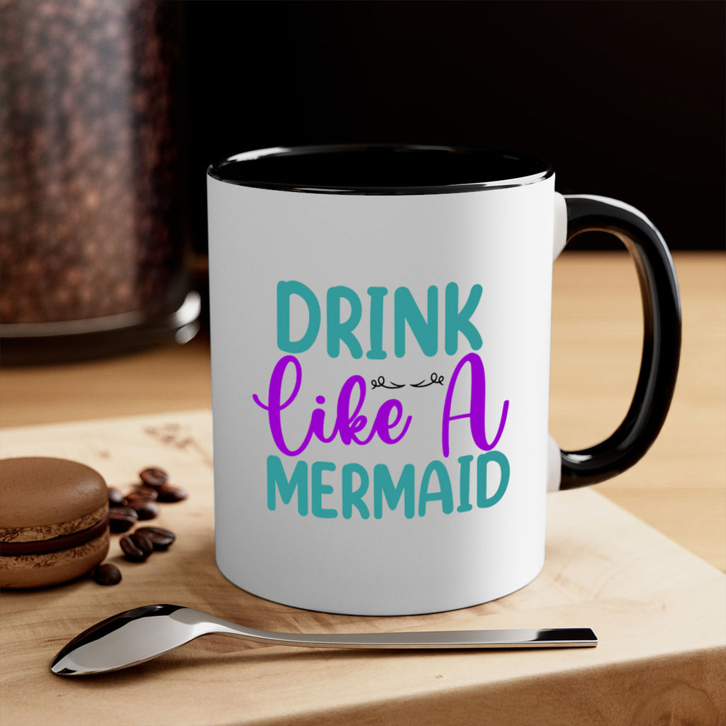 Drink Like A Mermaid 139#- mermaid-Mug / Coffee Cup