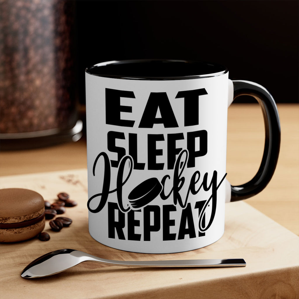 Eat Sleep Hockey Repeat 1311#- hockey-Mug / Coffee Cup