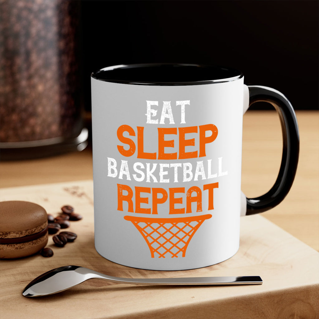 Eat more sleep basketball repeat 1321#- basketball-Mug / Coffee Cup