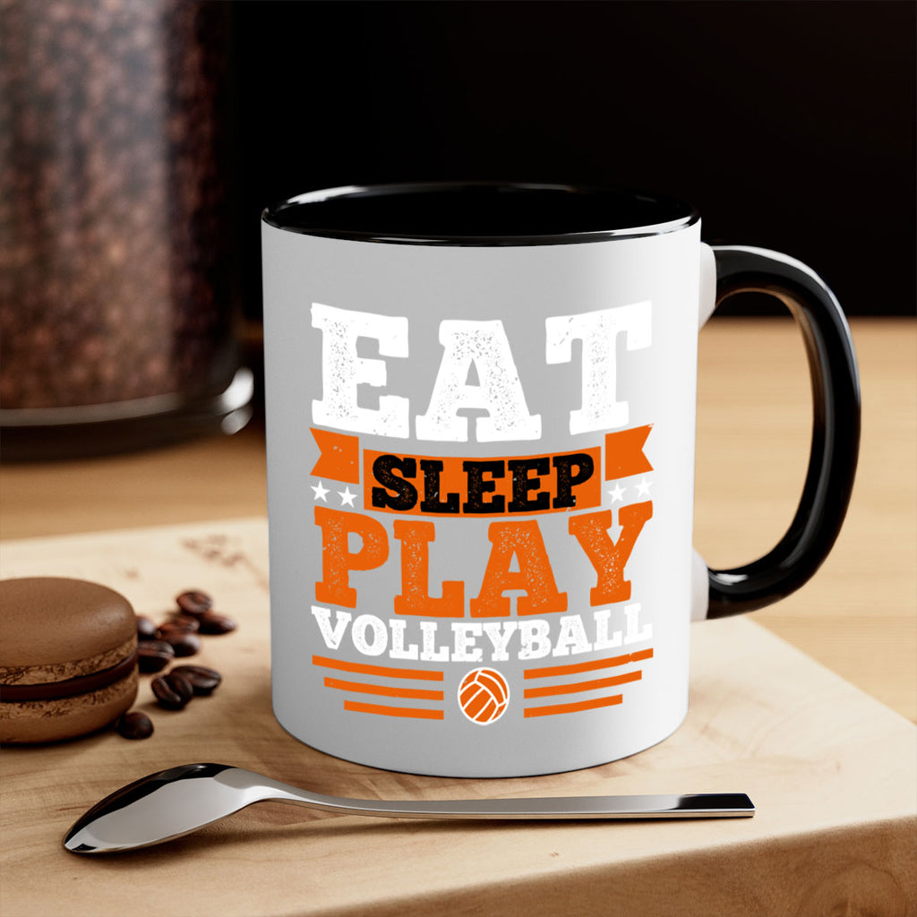 Eat sleep play volleyball 2340#- basketball-Mug / Coffee Cup